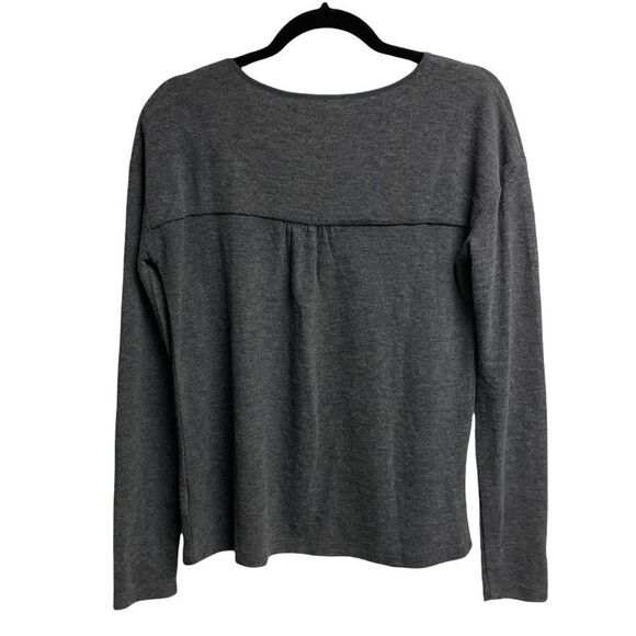 SANCTUARY V-Neck Pullover Sweater Charcoal Grey XS - Picture 6 of 7